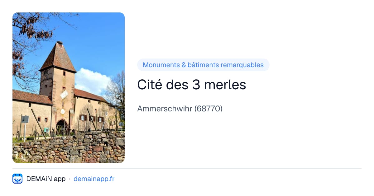 Cité des 3 merles — Ammerschwihr