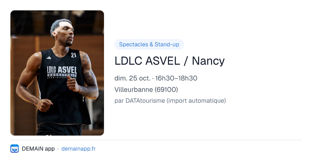 LDLC ASVEL / Nancy — Villeurbanne