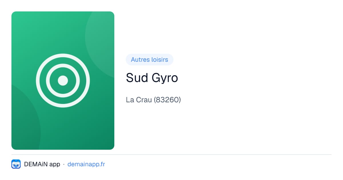 Sud Gyro — La Crau