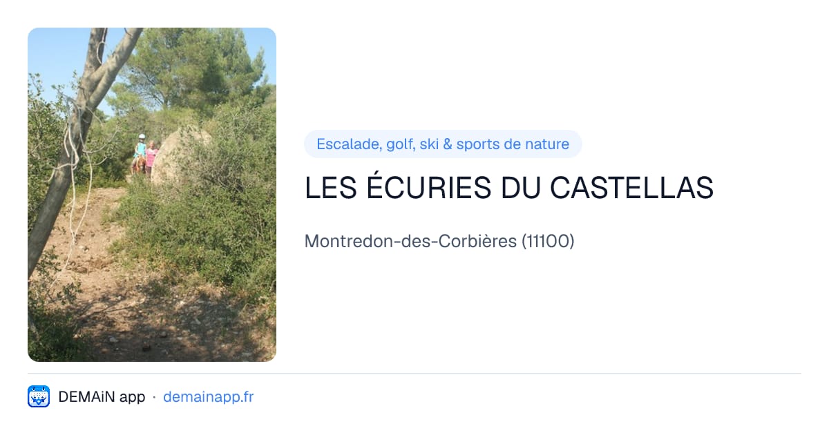 LES ÉCURIES DU CASTELLAS — Montredon-des-Corbières