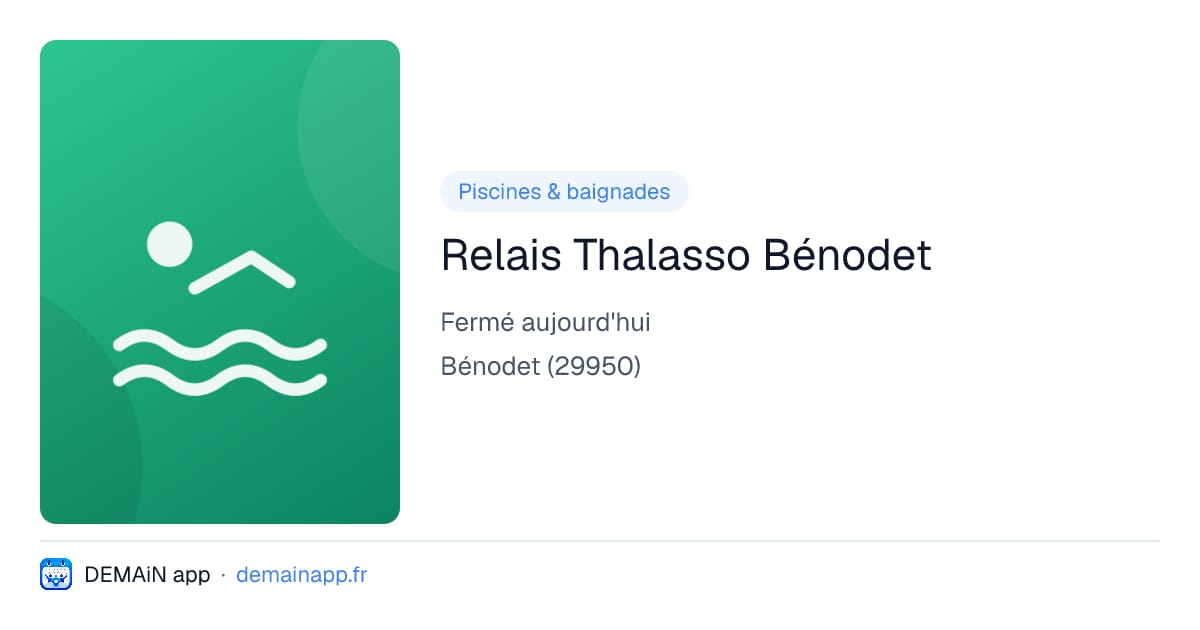 Relais Thalasso Bénodet — Bénodet