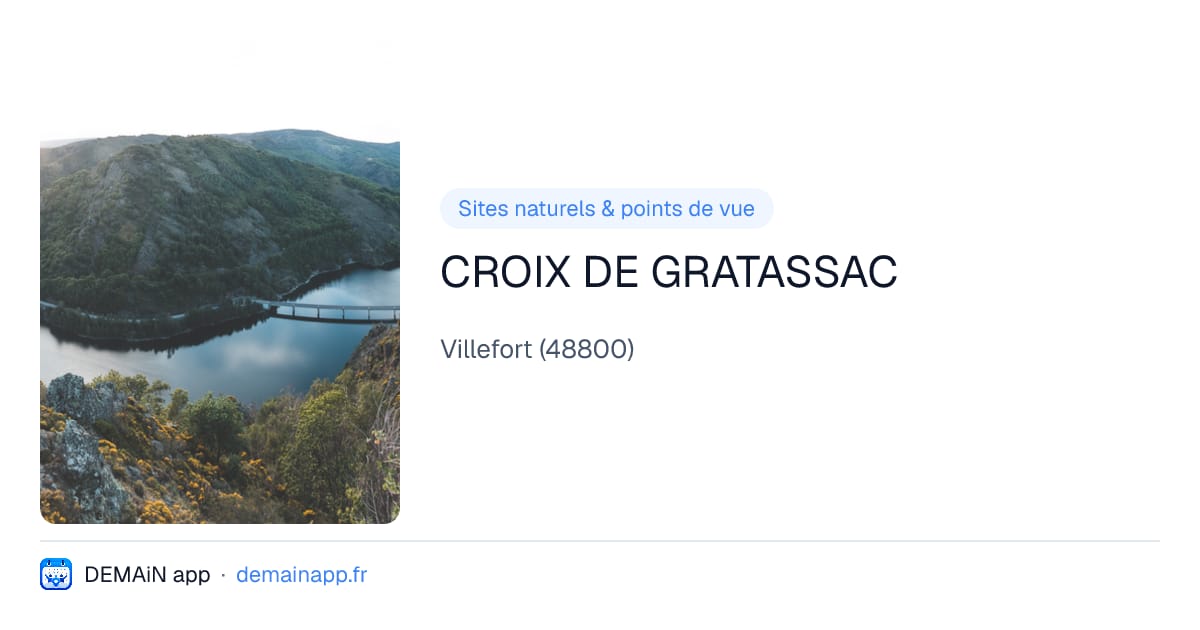 CROIX DE GRATASSAC — Villefort