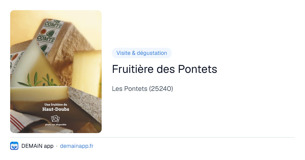 Fruitière des Pontets — Les Pontets