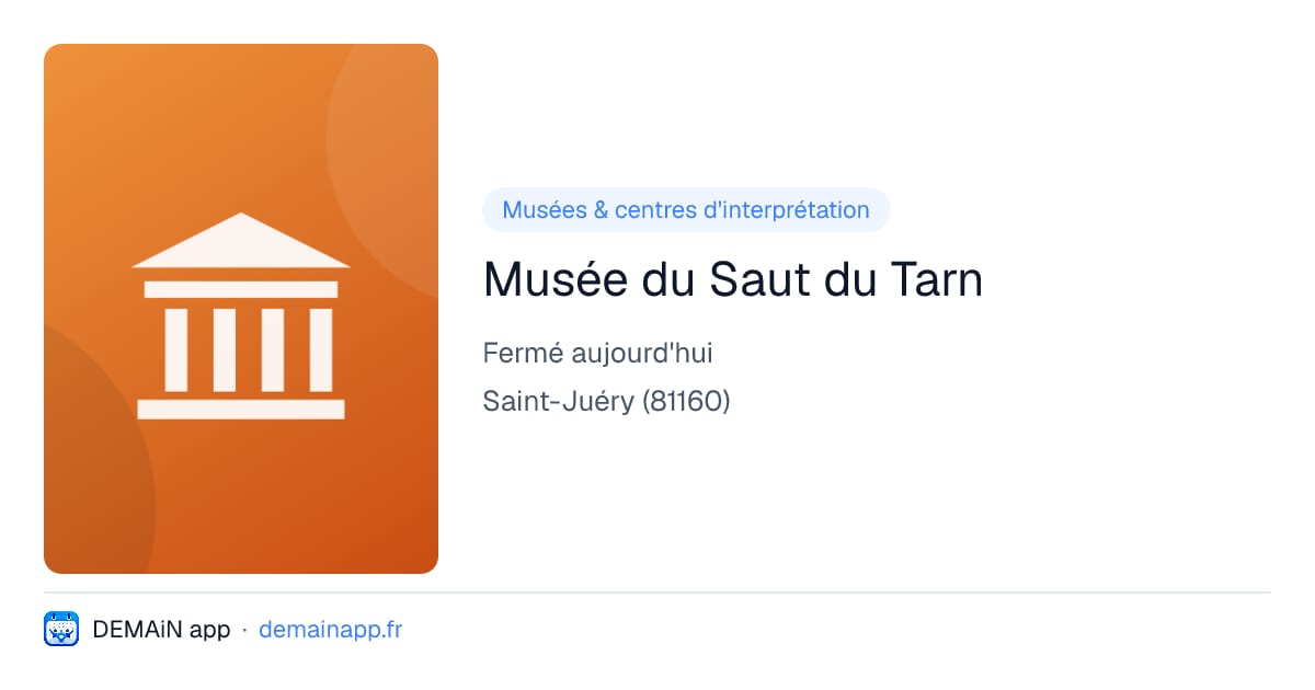 Musée du Saut du Tarn — Saint-Juéry
