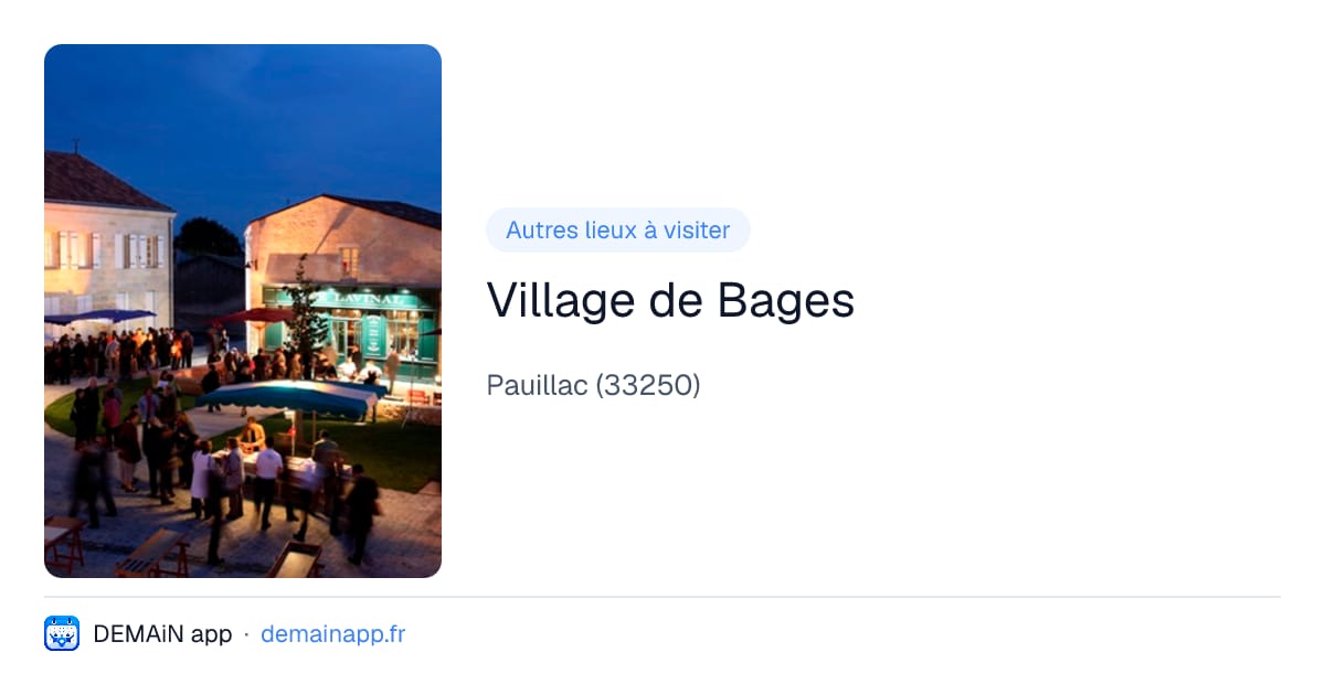 Village de Bages — Pauillac