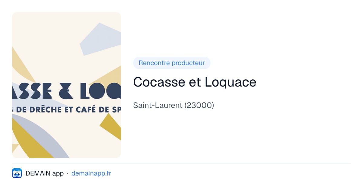Cocasse et Loquace — Saint-Laurent
