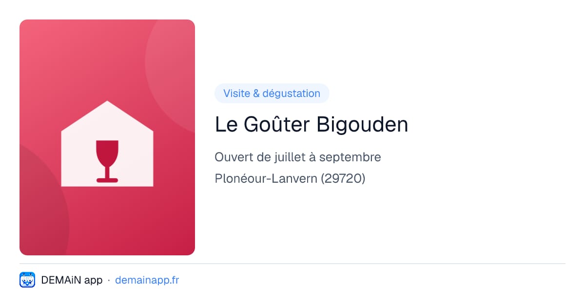 Le Goûter Bigouden — Plonéour-Lanvern