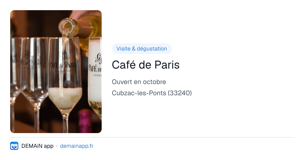 Café de Paris — Cubzac-les-Ponts