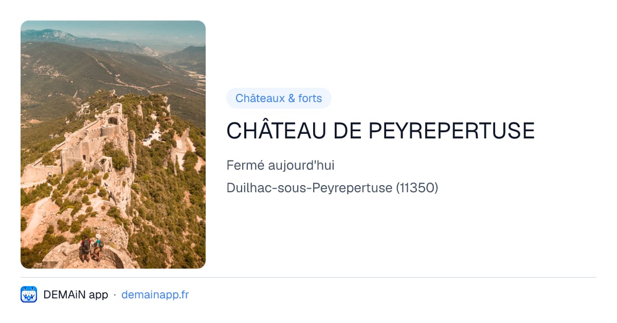 CHÂTEAU DE PEYREPERTUSE — Duilhac-sous-Peyrepertuse