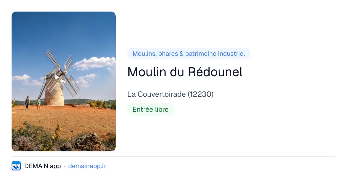 Moulin du Rédounel — La Couvertoirade