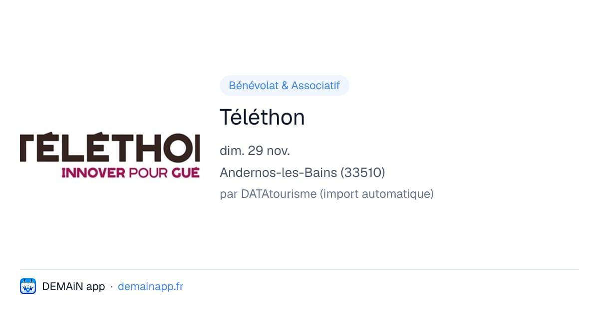 Téléthon — Andernos-les-Bains