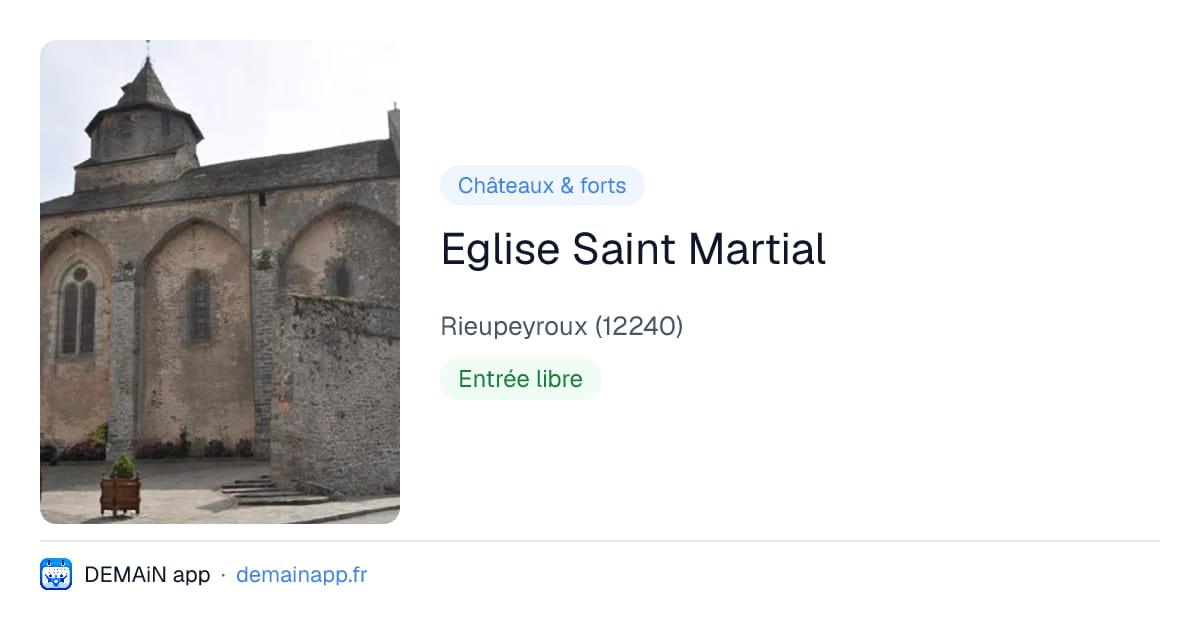 Eglise Saint Martial — Rieupeyroux