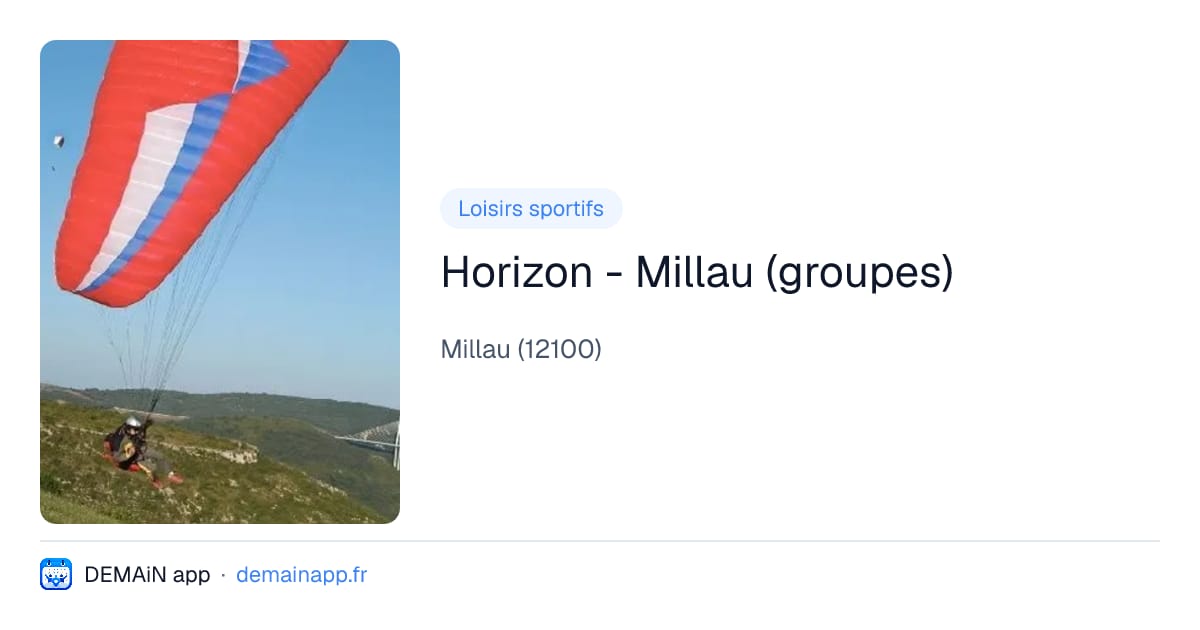 Horizon - Millau (groupes) — Millau