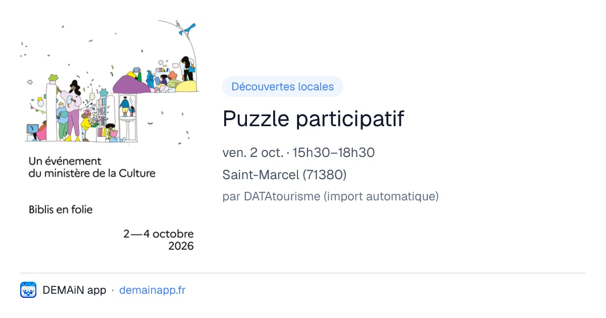 Puzzle participatif — Saint-Marcel