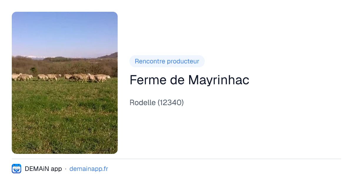 Ferme de Mayrinhac — Rodelle