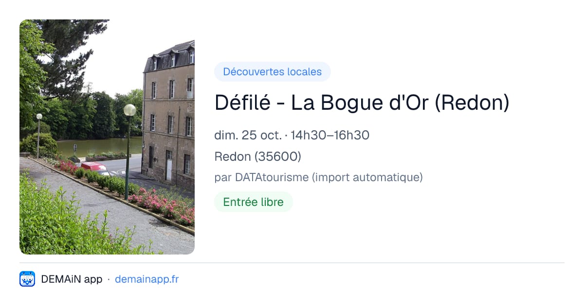 Défilé - La Bogue d'Or (Redon) — Redon