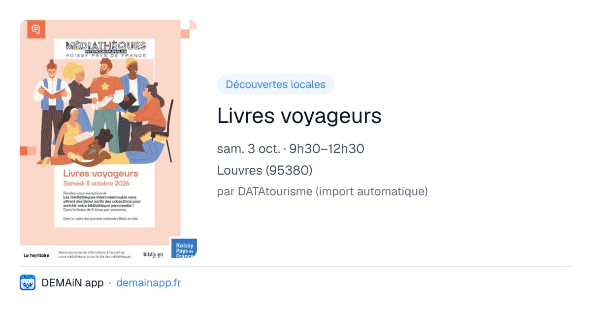 Livres voyageurs — Louvres