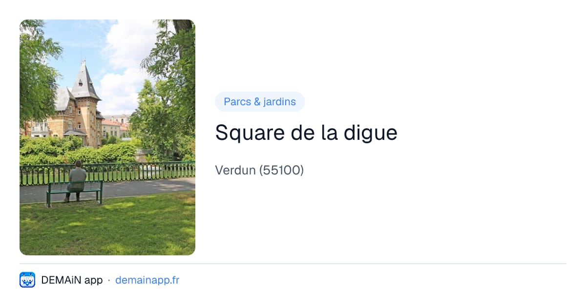 Square de la digue — Verdun