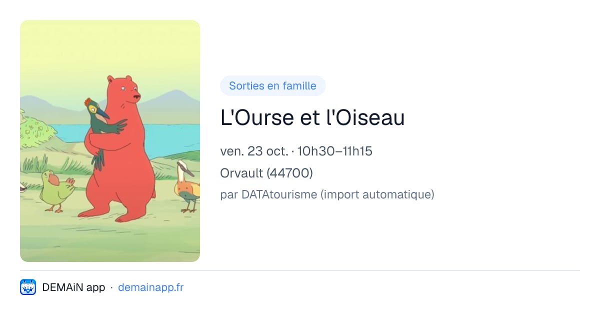 L'Ourse et l'Oiseau — Orvault