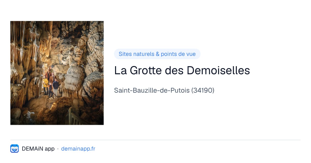 La Grotte des Demoiselles — Saint-Bauzille-de-Putois