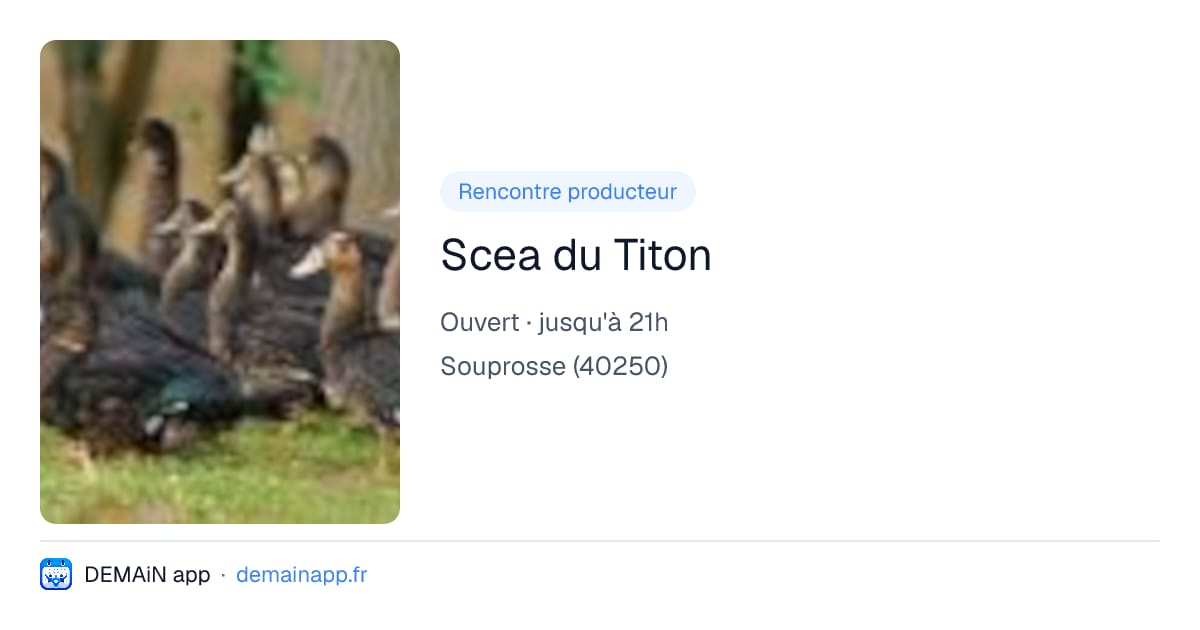 Scea du Titon — Souprosse