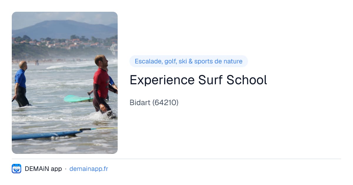 Experience Surf School — Bidart