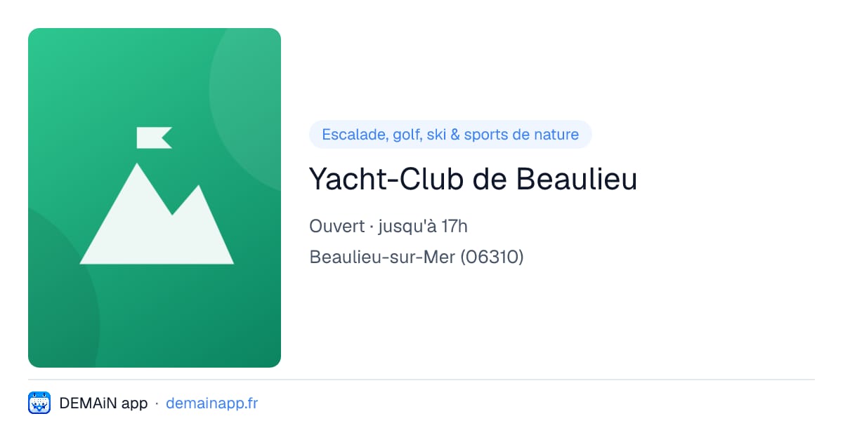 Yacht-Club de Beaulieu — Beaulieu-sur-Mer