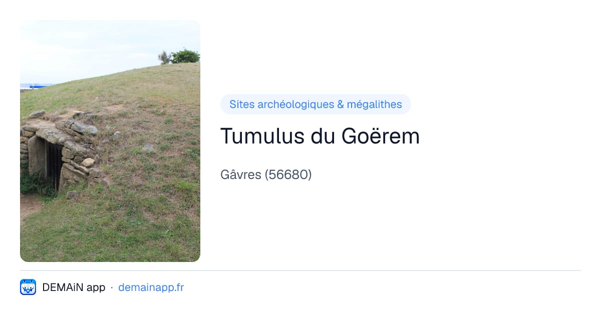 Tumulus du Goërem — Gâvres