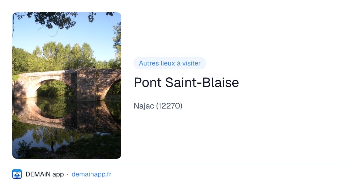 Pont Saint-Blaise — Najac