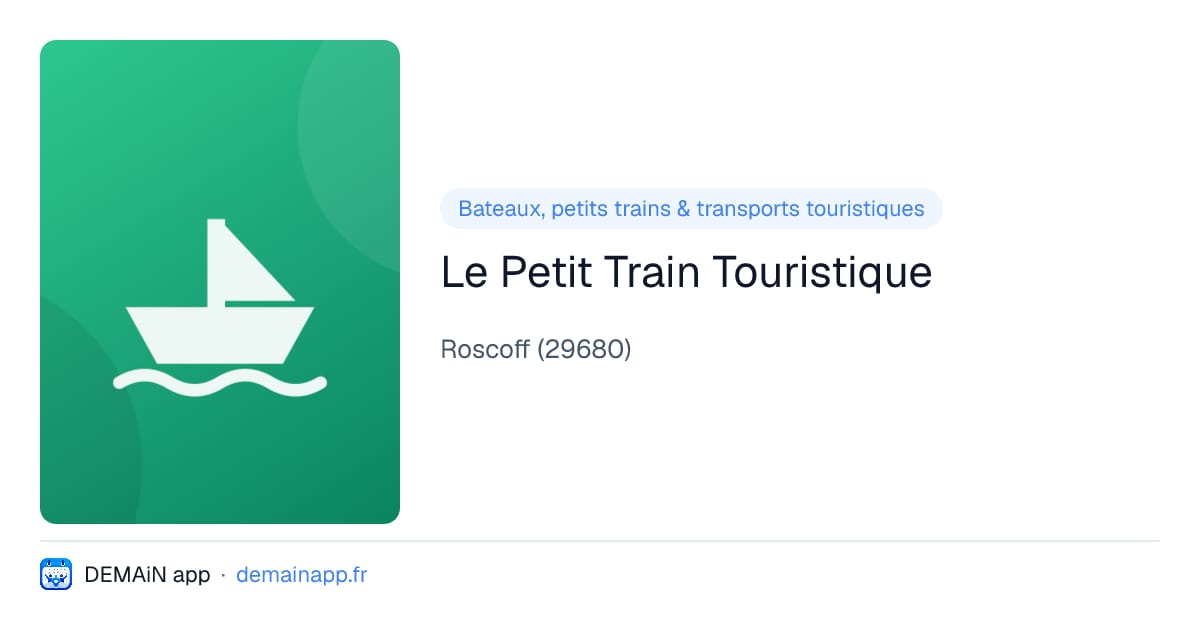 Le Petit Train Touristique — Roscoff