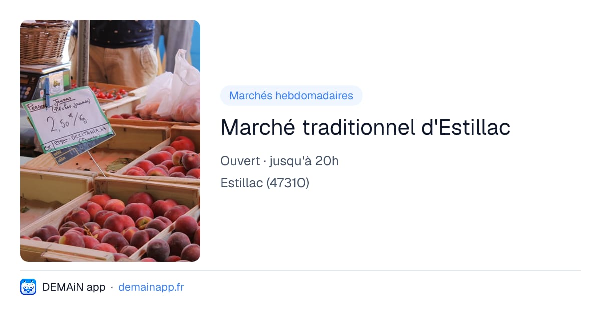 Marché traditionnel d'Estillac — Estillac