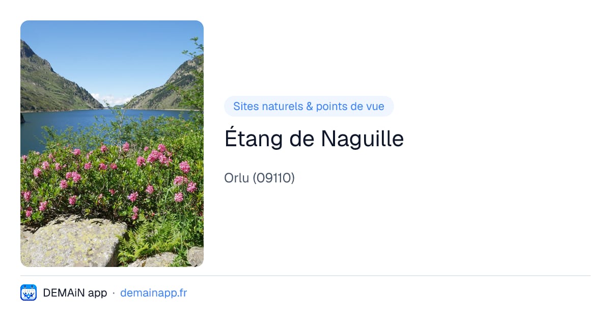 Étang de Naguille — Orlu