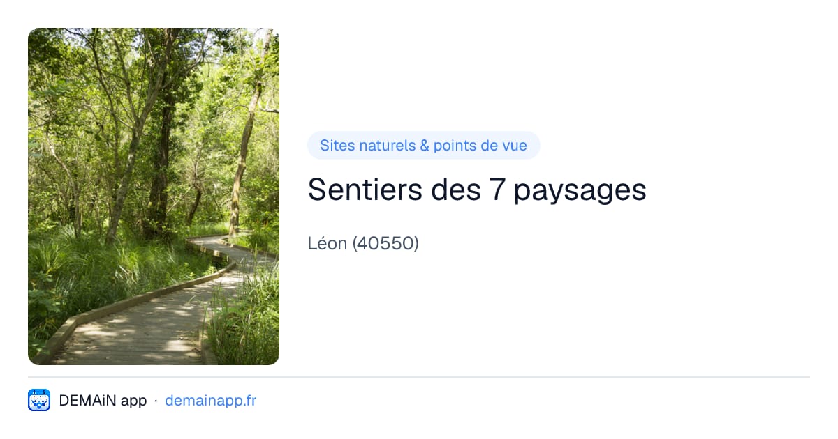 Sentiers des 7 paysages — Léon