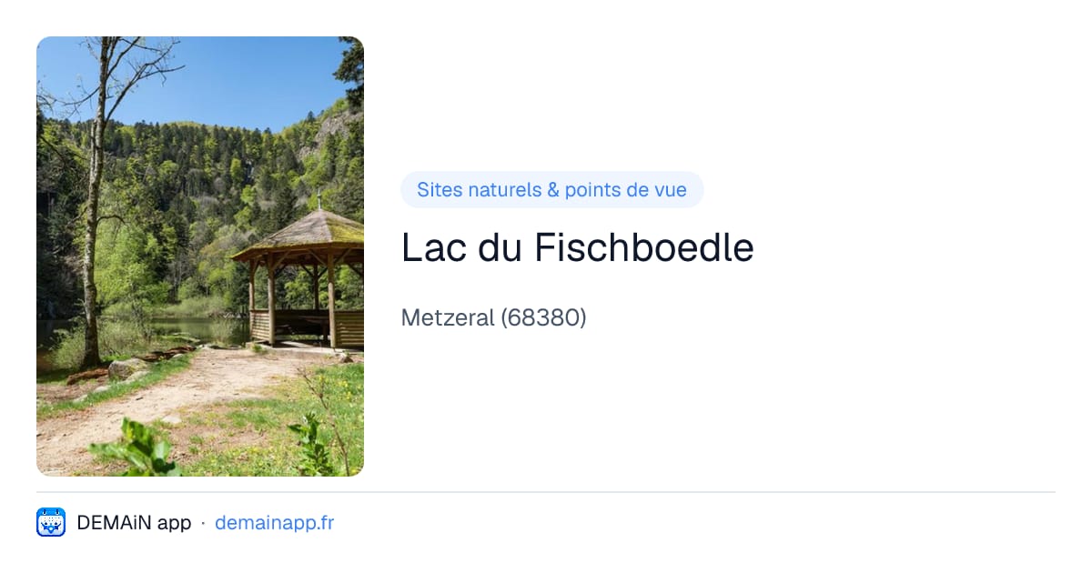 Lac du Fischboedle — Metzeral