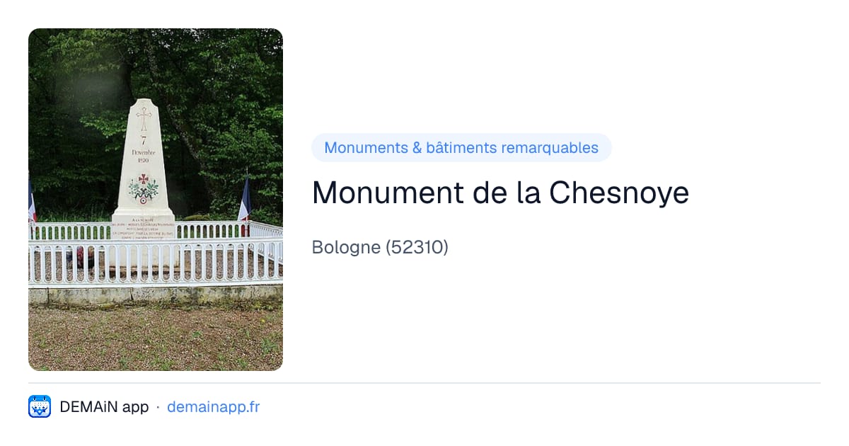 Monument de la Chesnoye — Bologne