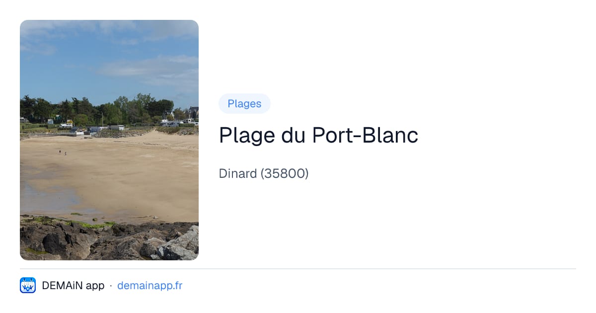 Plage du Port-Blanc — Dinard