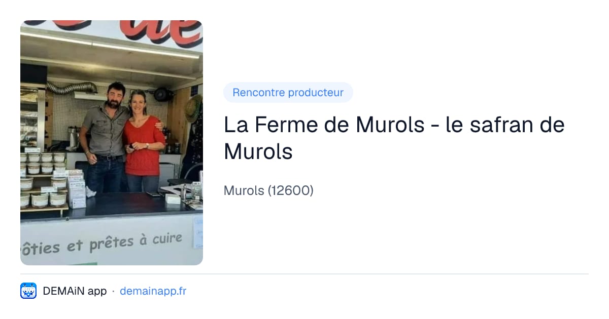 La Ferme de Murols - le safran de Murols — Murols
