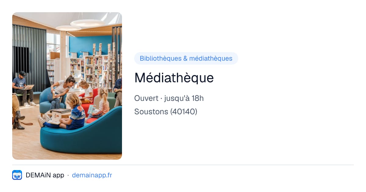 Médiathèque — Soustons