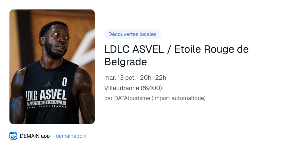 LDLC ASVEL / Etoile Rouge de Belgrade — Villeurbanne