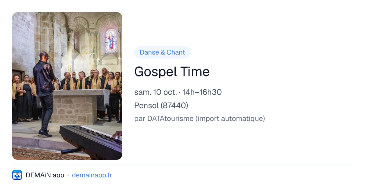 Gospel Time — Pensol