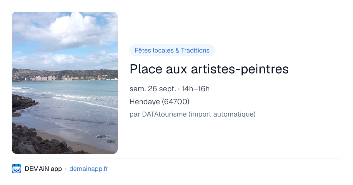 Place aux artistes-peintres — Hendaye