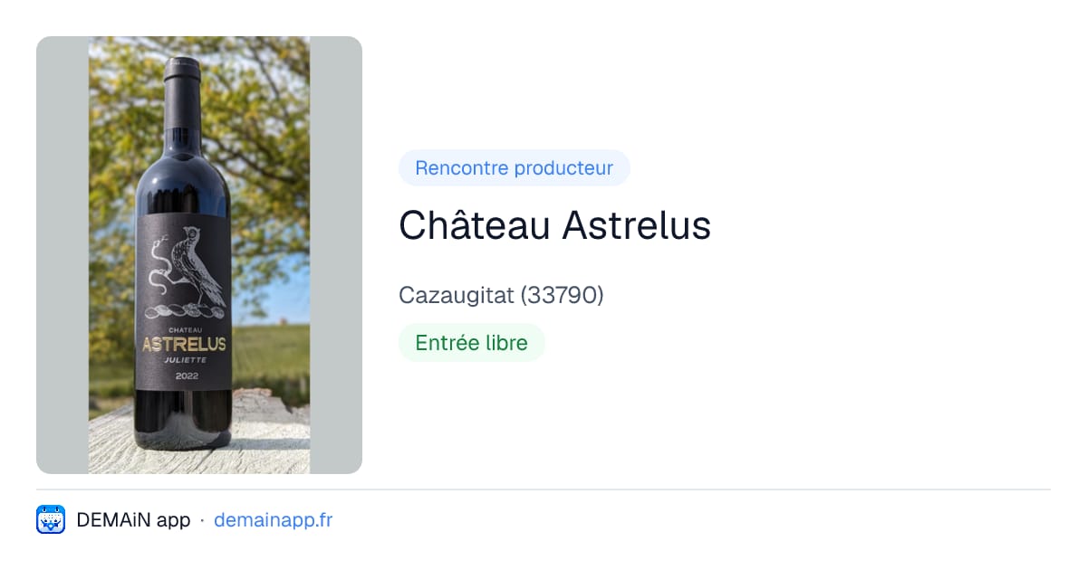 Château Astrelus — Cazaugitat