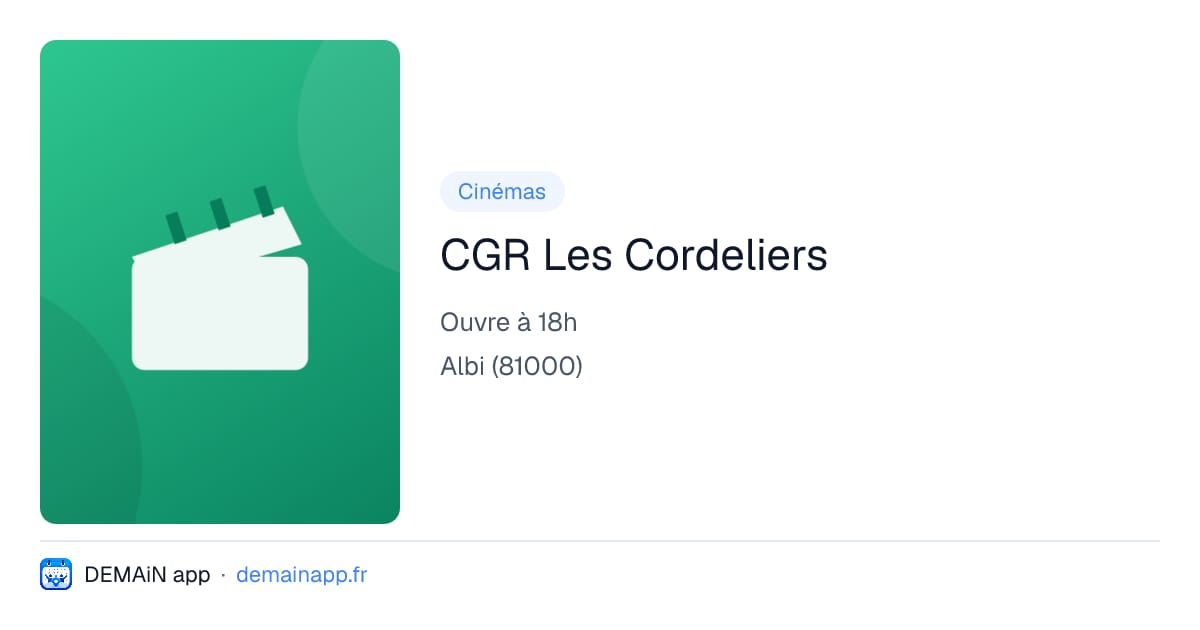 CGR Les Cordeliers — Albi