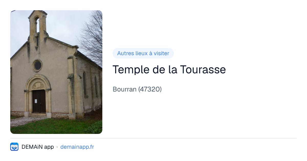 Temple de la Tourasse — Bourran