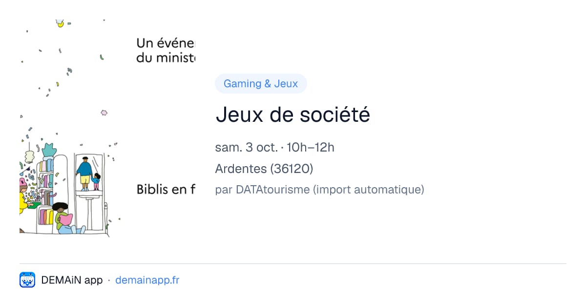 Jeux de société — Ardentes