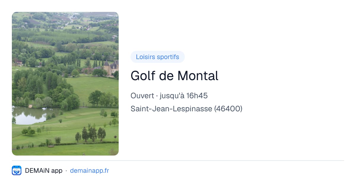 Golf de Montal — Saint-Jean-Lespinasse