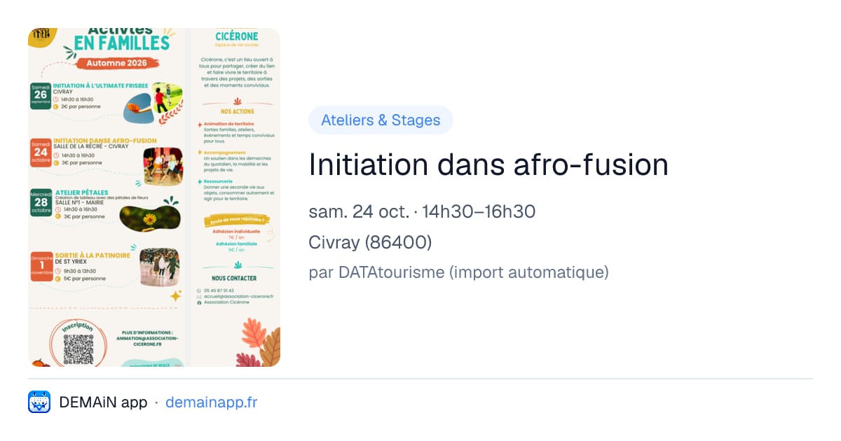 Initiation dans afro-fusion — Civray