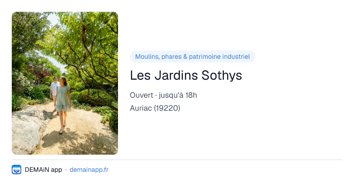 Les Jardins Sothys — Auriac