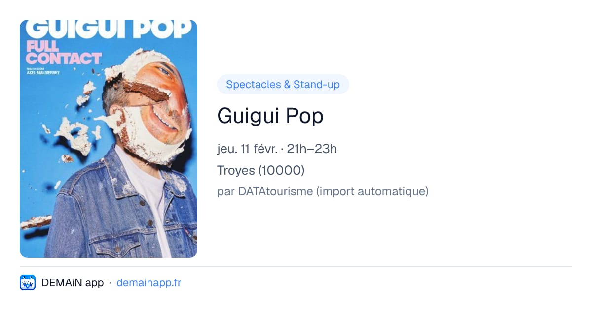Guigui Pop — Troyes