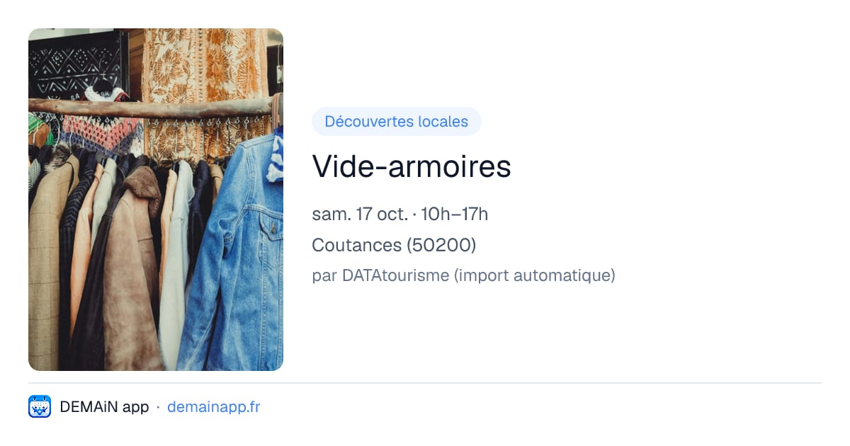 Vide-armoires — Coutances